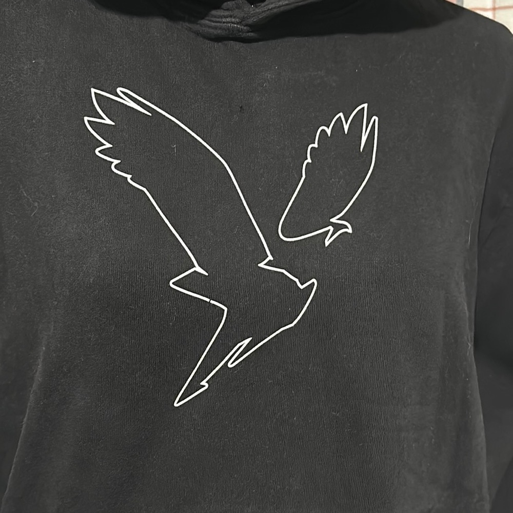 Women's American Eagle "Super Soft" Black Sweater - Picture 2 of 9